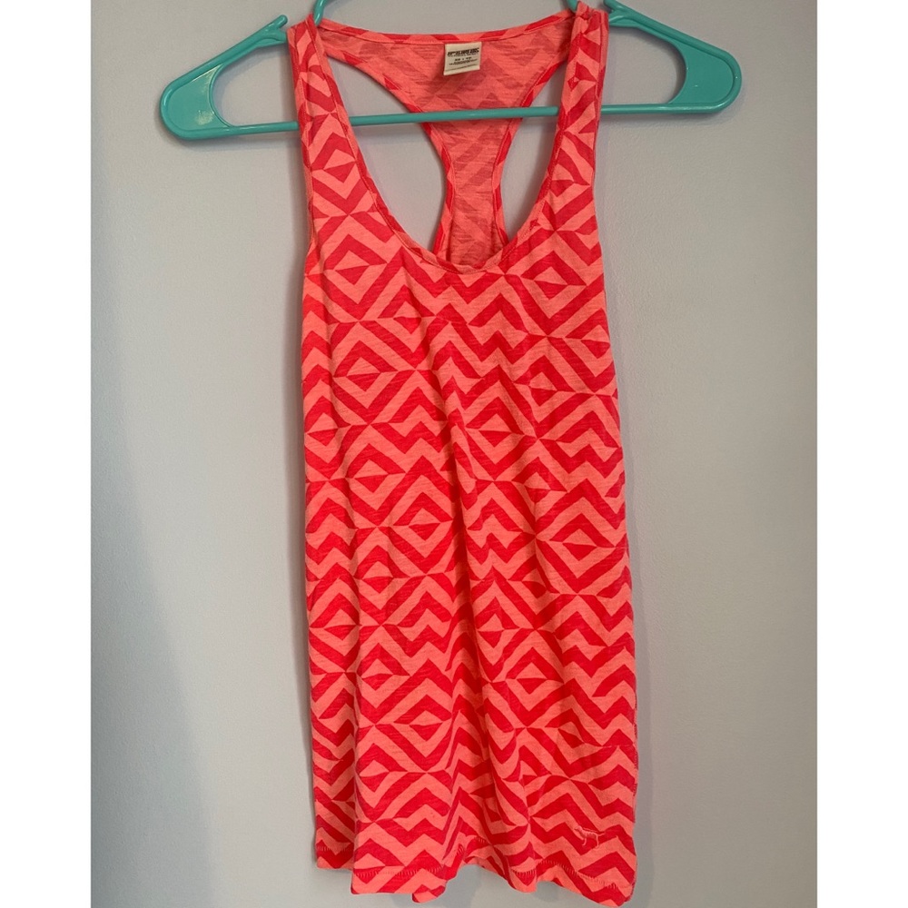 PINK Racer Back Tank Top